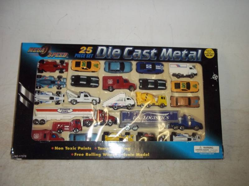 25 Die Cast Metal Cars
