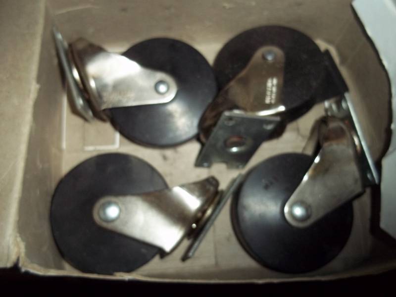 4-  2 12 Caster Wheels