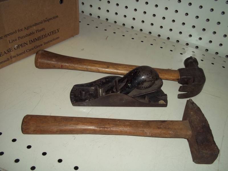 Hammers and plane