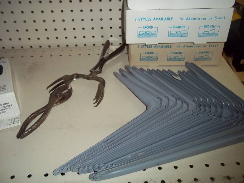 Shelf Brackets and tools