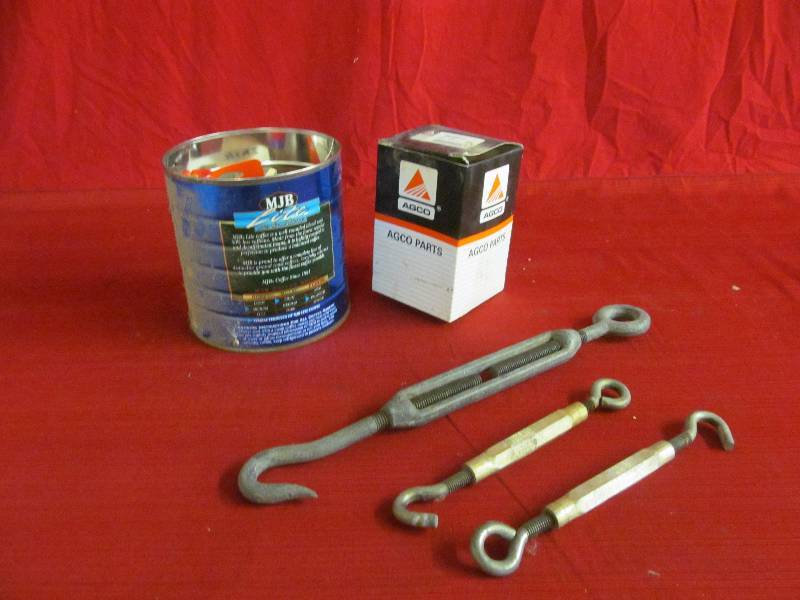 oil filter, spark plugs