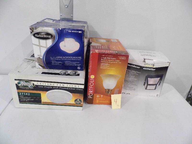 4 New Light Fixtures
