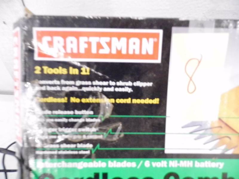 Craftsman Cordless Combo Clippers
