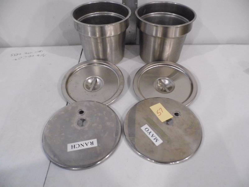 2 Stainless Steel Steam Table Inserts