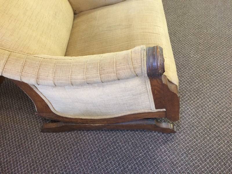 lot 12 image: Rocker Wing Back Chair