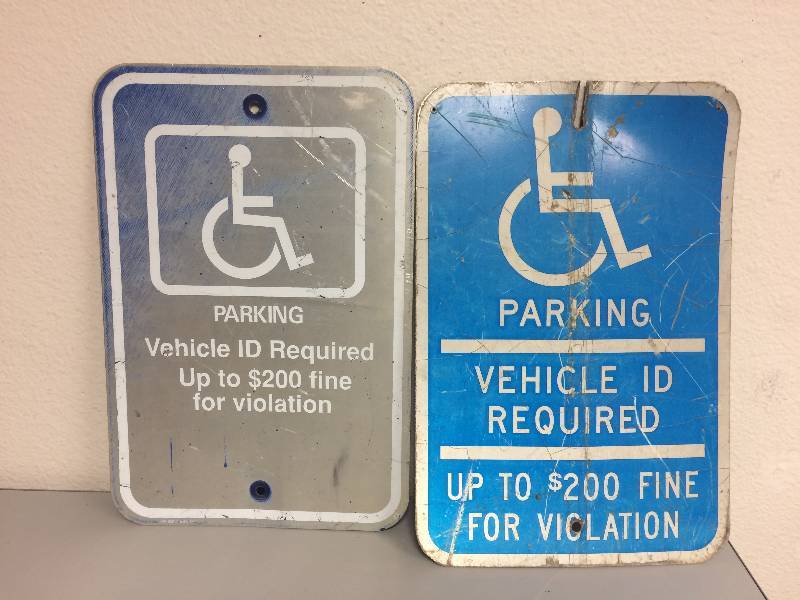 lot 27 image: Handicap Parking Signs