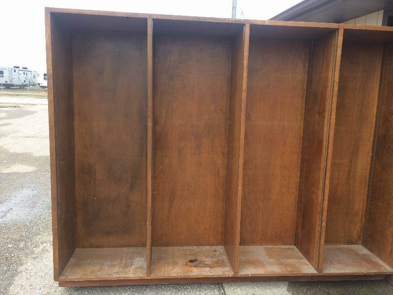 lot 50 image: Large Wood Bookcase