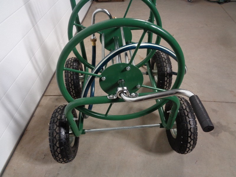 lot 1D image: Brand New Extra Large Rolling Hose Reel