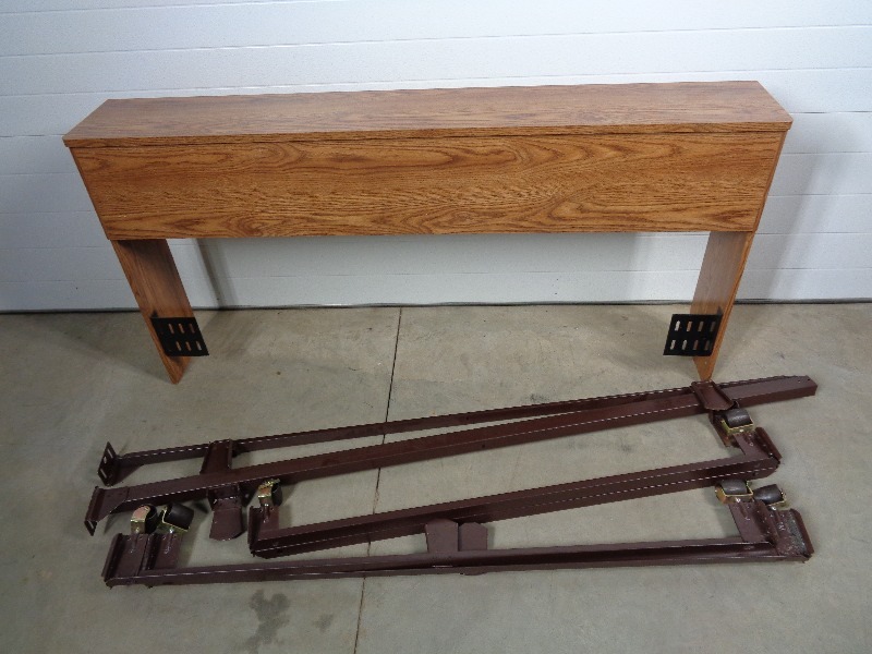 lot 121 image: Queen  Full Headboard and Bed Frame