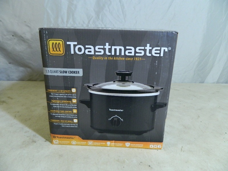lot 8 image: New Toastmaster 1.5 QT Slow Cooker