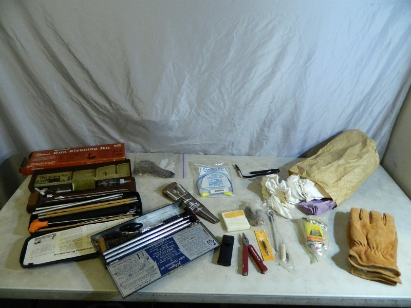 lot 18 image: Gun Cleaning Kits and More