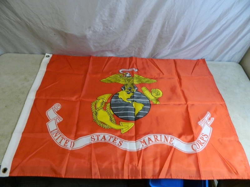 lot 56 image: United States Marine Flag