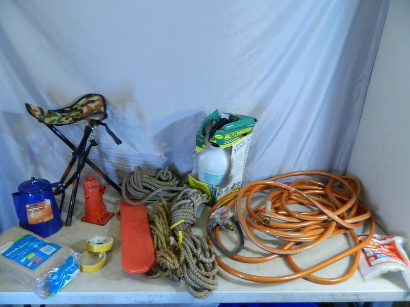 lot 69 image: Hose, Sprayer, Shop Supplies, Etc