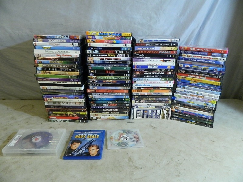 lot 145 image: Over 100 DVDs