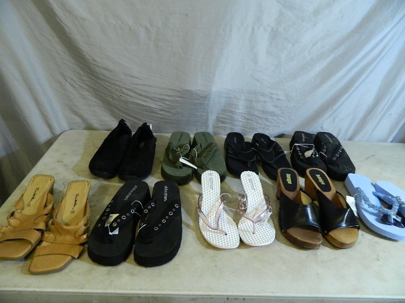 lot 181 image: 9 New Pairs of Womens Shoes