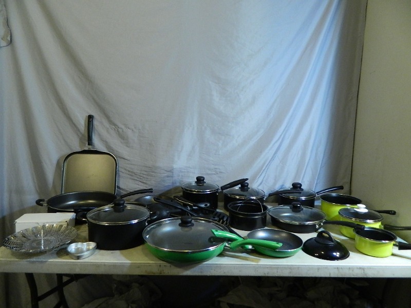 lot 207 image: Pots, Pans, Utensils, Etc