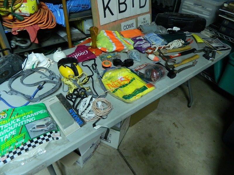 lot 59 image: Safety, Tools, Ear Protection, Hardware, Etc