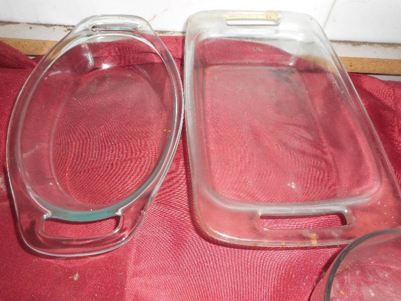PYREX BOWLS AND PANS