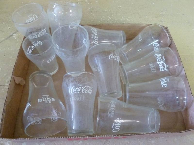 lot 55 image: Coca-Cola Glasses