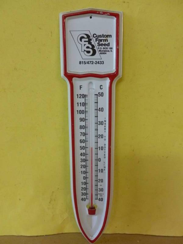 lot 110 image: Metal Thermometer