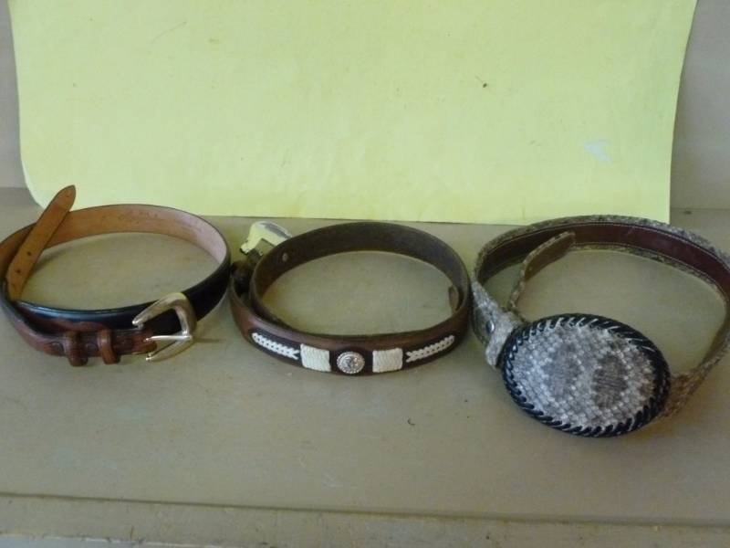 lot 157 image: Lizard Skin Belt