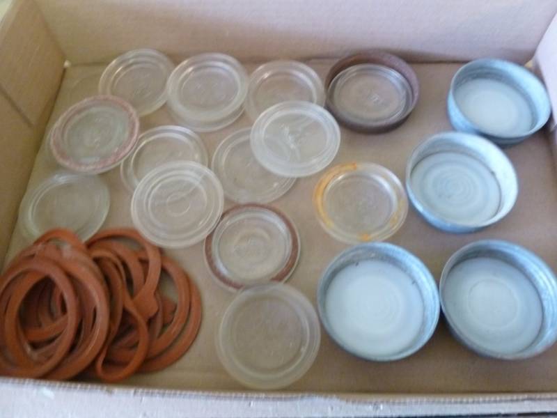 lot 212 image: Vintage Canning Lids