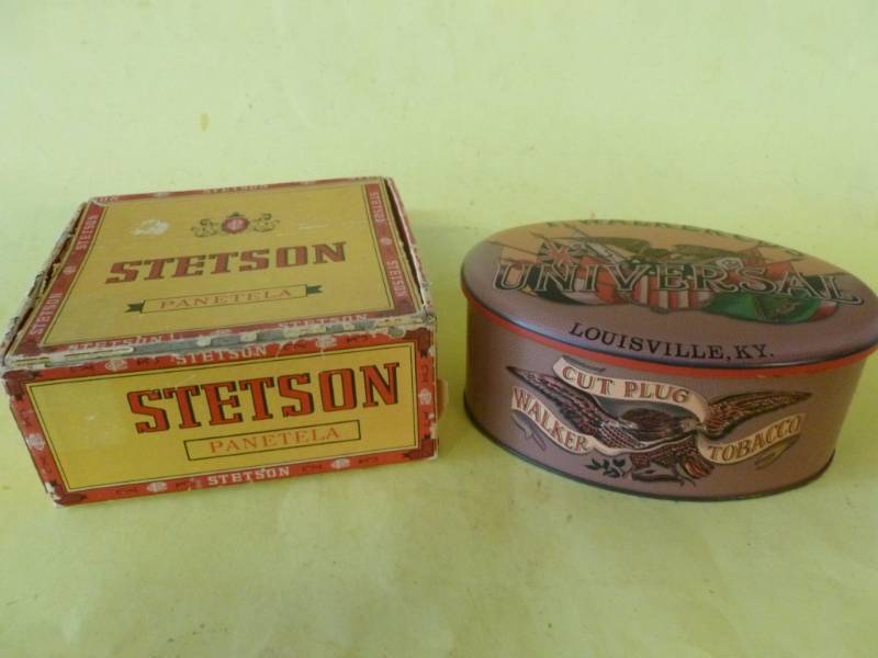 lot 220 image: Vintage Tobacco Can