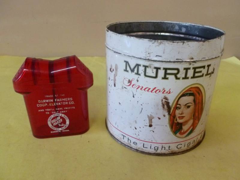 lot 225 image: Vintage Tobacco Can
