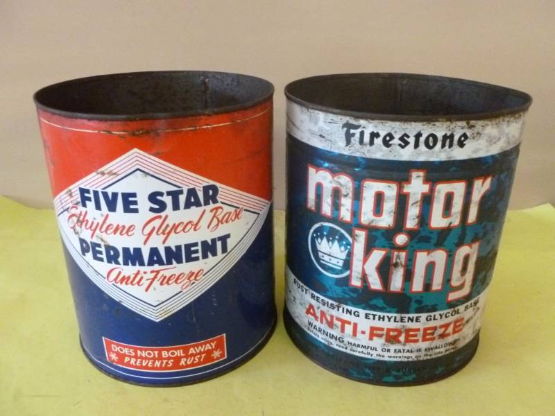 lot 227 image: Vintage Metal Containers