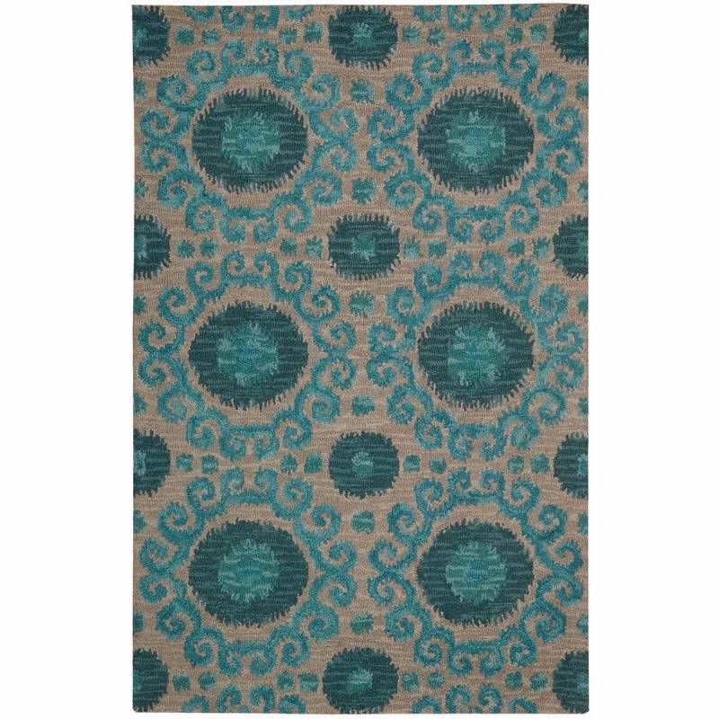 lot 61 image: Nourison Siam Grey 8 ft. x 10 ft. 6 in. Area Rug