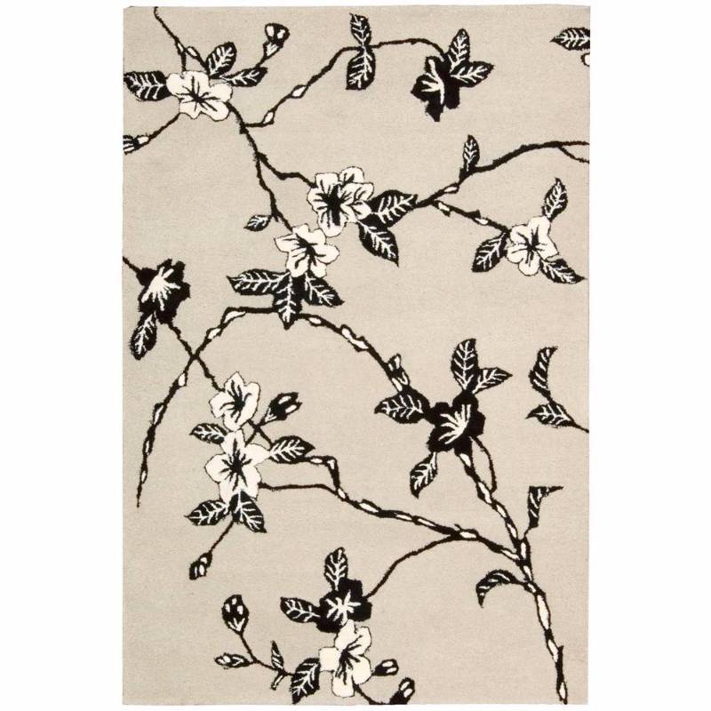 lot 59 image: Nourison Modern Elegance BlackWhite 8 ft. x 11 ft. Area Rug