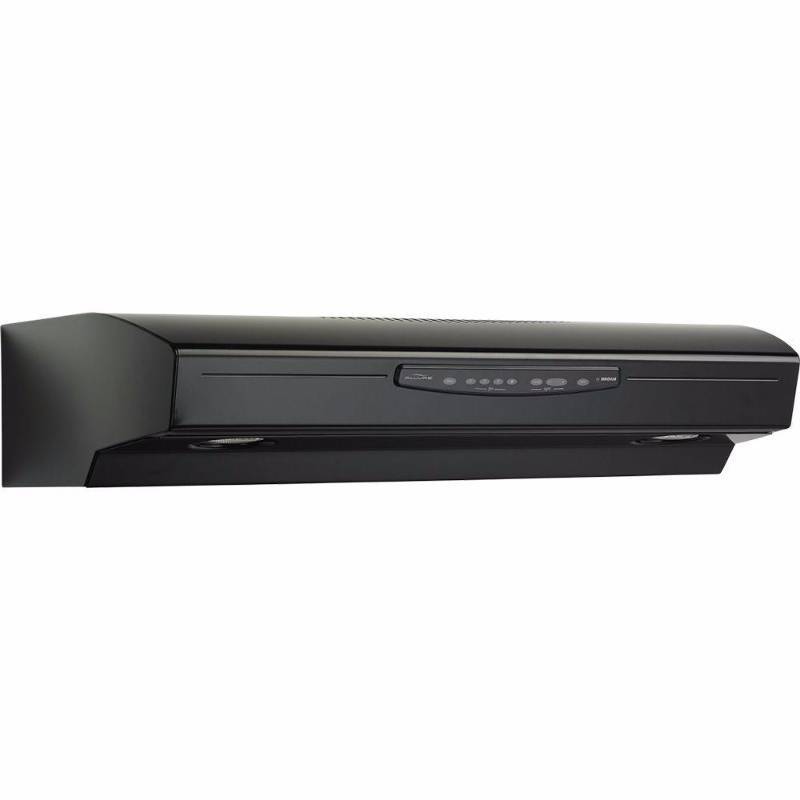 lot 44 image: Broan Allure 3 Series 30 in. Convertible Range Hood in Black