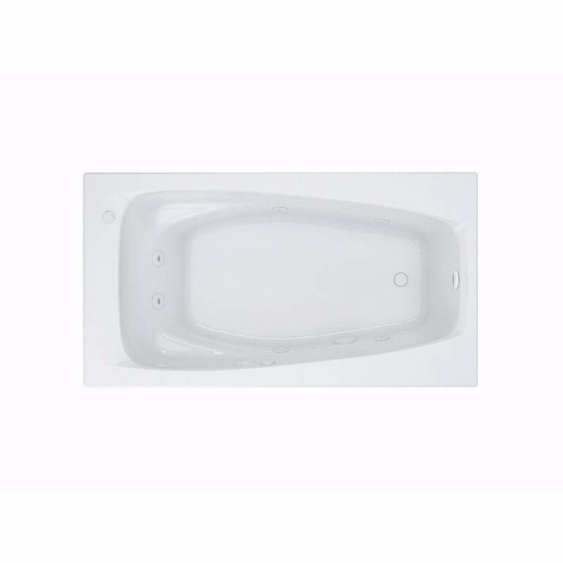 lot 19 image: American Standard EverClean 5 ft. x 32 in. Reversible Drain Whirlpool Tub in White
