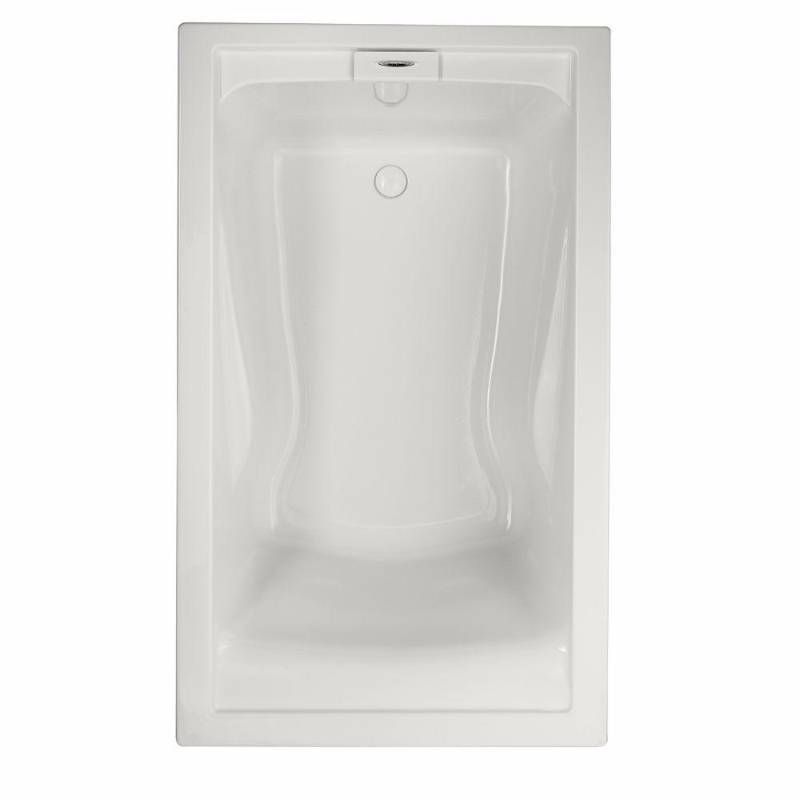 lot 39 image: American Standard EverClean 5 ft. x 36 in. Reversible Drain Soaking Bathtub in White