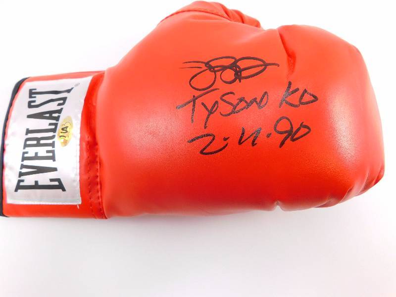 James Buster Douglas Autographed Boxing Glove