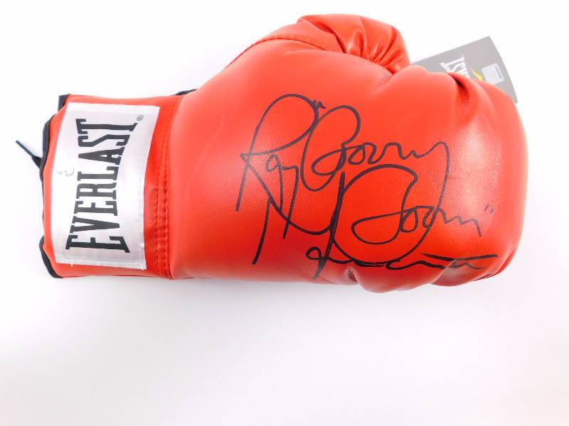 Autographed Ray Boom Boom Mancini Boxing Glove