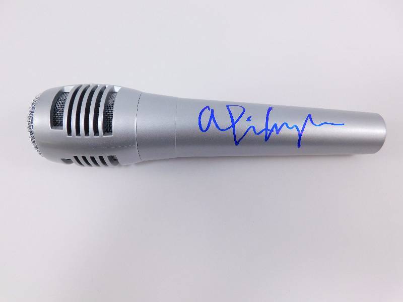 Autographed Alice Cooper Microphone