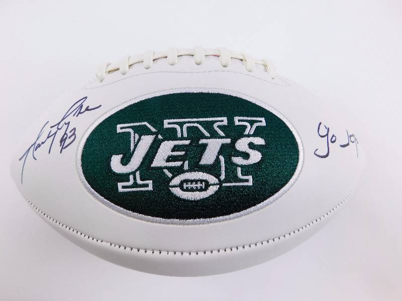 Autographed Marty Lyons Football