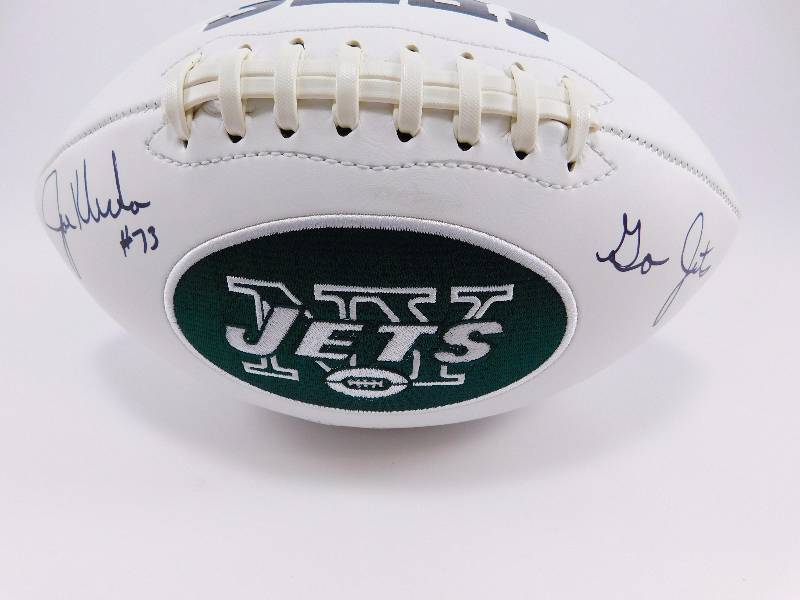 Autographed Joe Klecko Football
