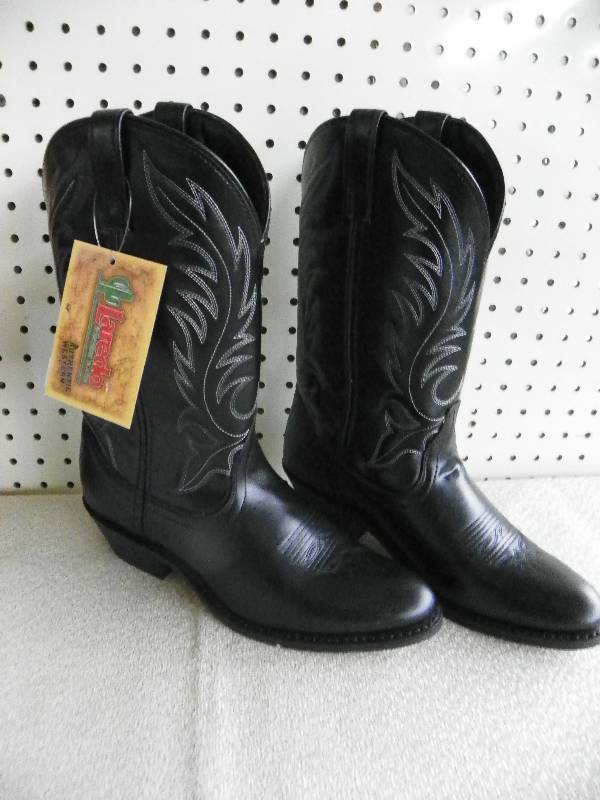 Laredo Lds Western Boot-Black-9