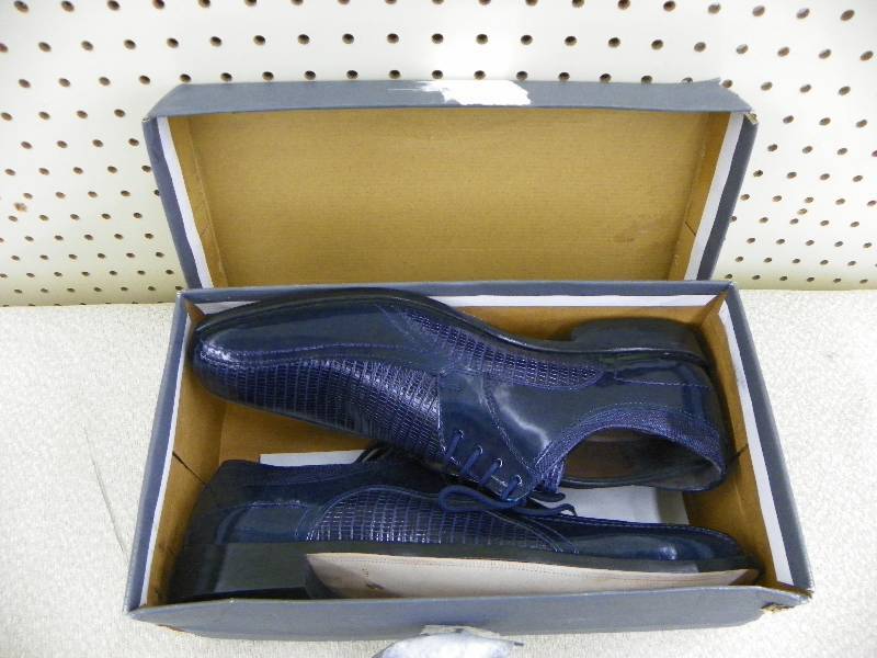 Stacy Adams Mens Graziano Blue 10.5