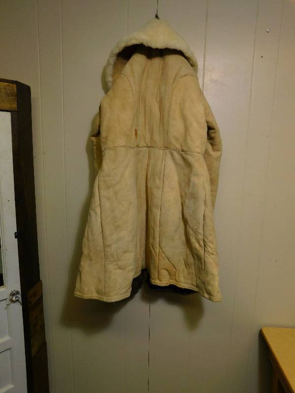 Russian military surplus hot sale sherpa trench coat