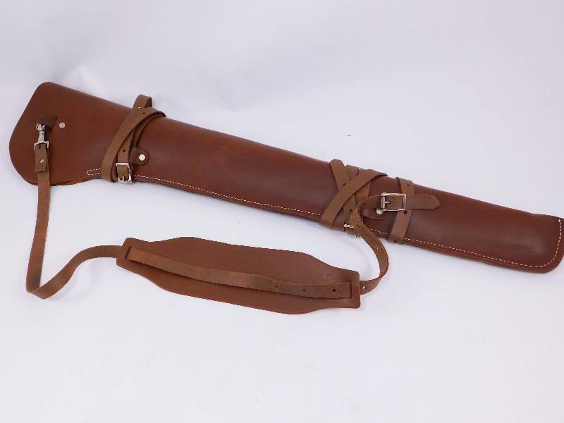 lot 41 image: Guide Gear Leather Rifle Scabbard