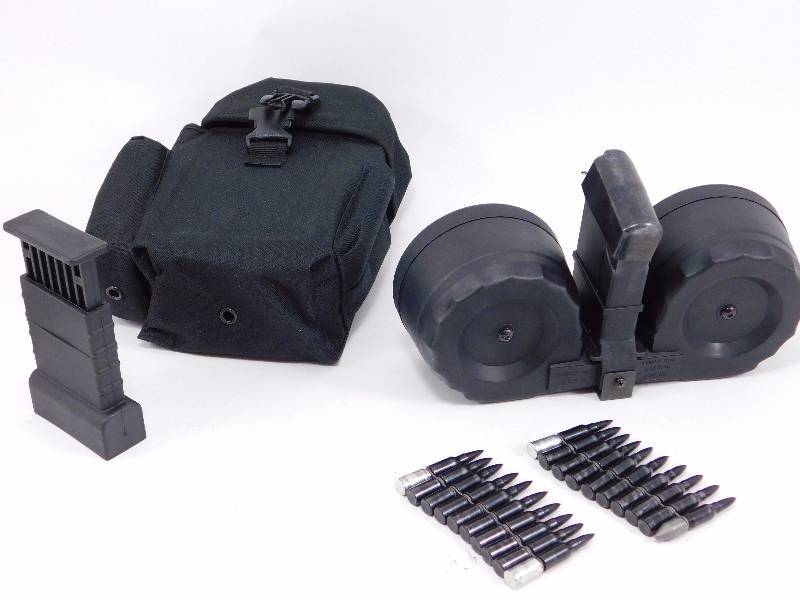 lot 42 image: Mini 14, .223 Caliber Drum Magazine, 100 Rounds