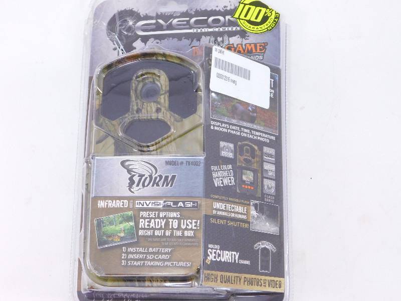 lot 58 image: Big Game Eyecon Storm Invisi-Flash Infrared Trail  Game Camera, 9MP