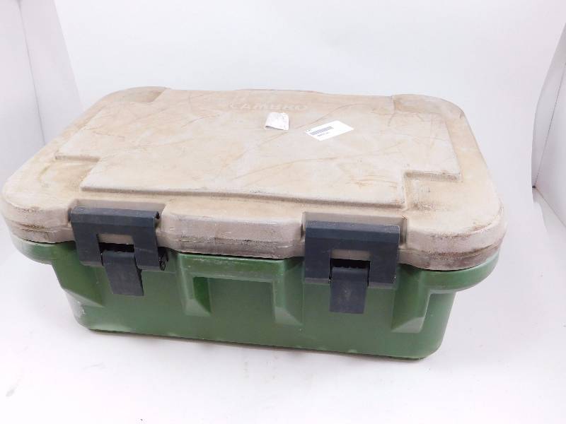 lot 87 image: U.S. Military Surplus Cambro Food Transporter, Used