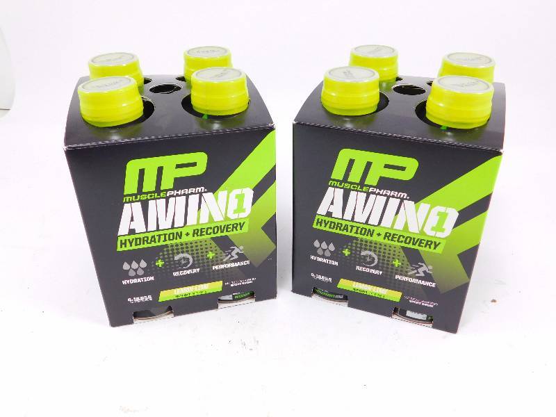 lot 91 image: 8-16.9 FL OZ Bottles of Lemon-Lime Nutrient Enhanced Sport Drink - Musclepharm Amino1