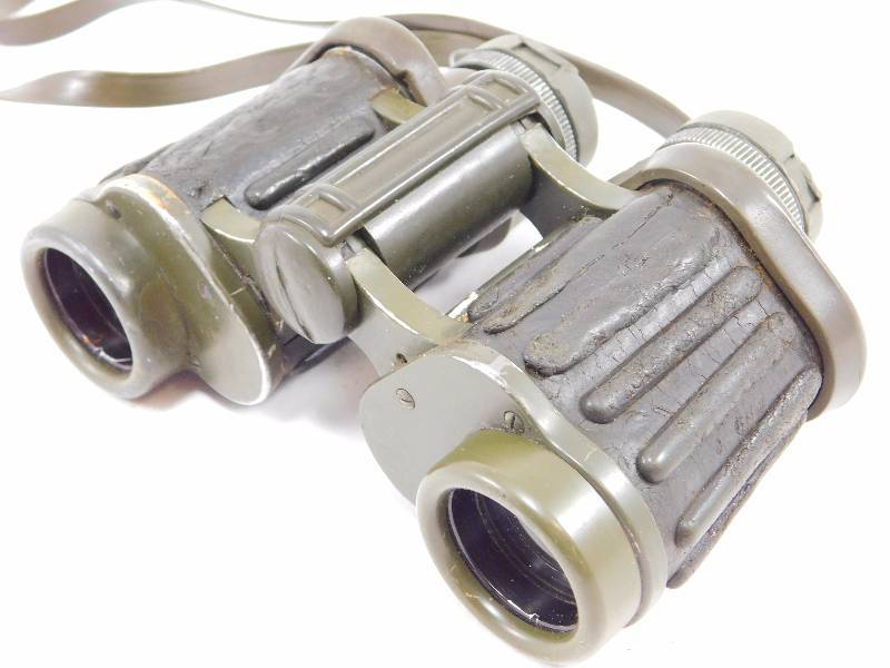 lot 94 image: Used Hensoldt  Zeiss 8x30 German Army Binoculars