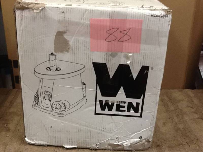 lot 88 image: WEN 3.5 Amp 12 HP Oscillating Spindle Sander used in working conditions stock photo used to display this unit