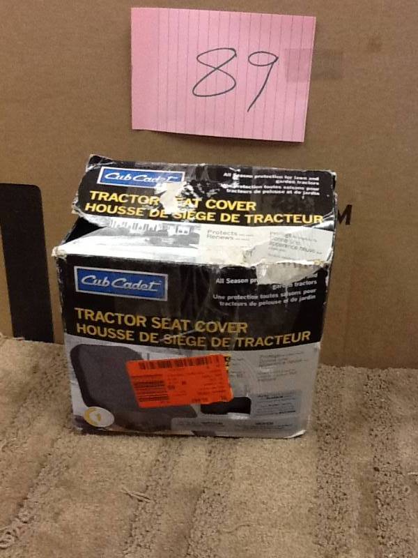 lot 89 image: Cub Cadet  Medium Lawn Tractor Seat Cover